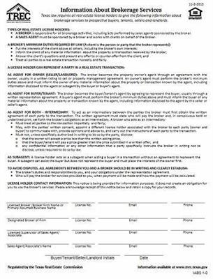 Information about Brokerage Services